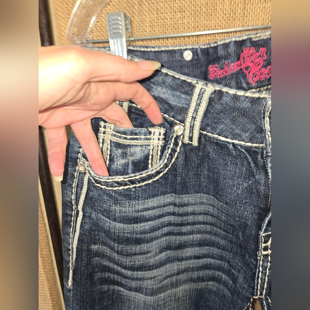 Women's Rock And Roll Cowgirl Bling Jeans 28x28 - Picture 3 of 8